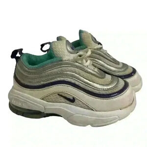 Nike Air Max 97 Teal Purple Sneakers Size  7C Girls Retro Vintage